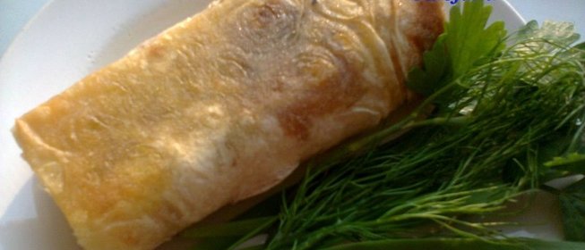 Шаурма с мясом и баклажанами