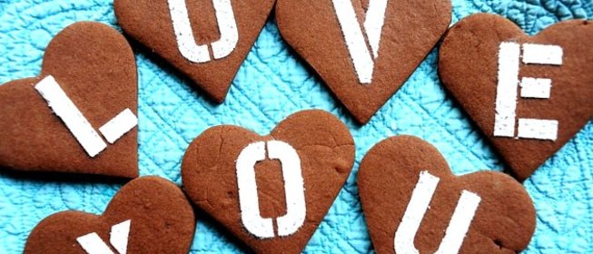 Печенье на день влюбленных