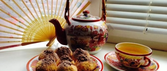 Печенье песочное с тыквой и шоколадом