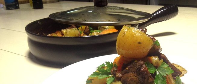 Рагу из баранины с чабрецом