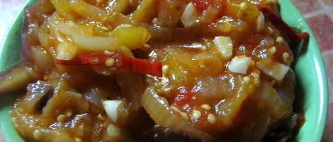 Закуска из баклажанов