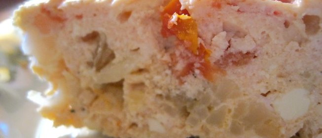 Куриная запеканка с овощами и творогом