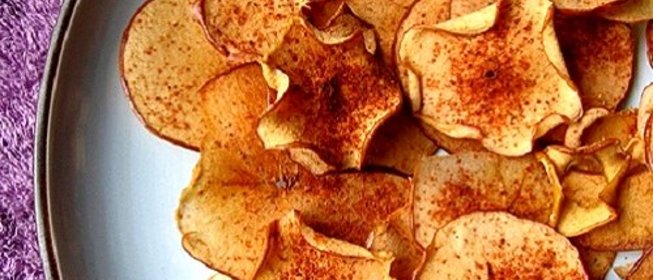 Яблочные чипсы