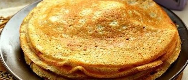 Блины из льняной муки