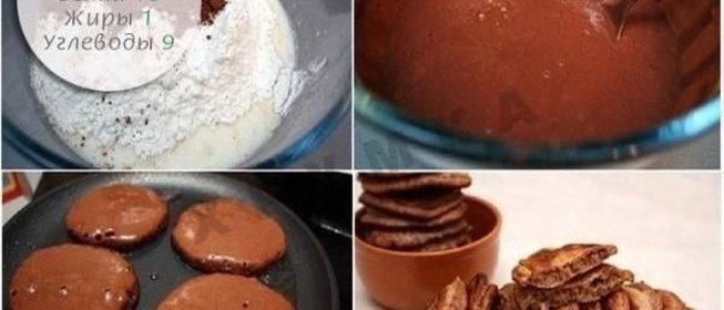 Диетические шоколадные сырники