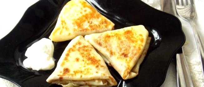 Треугольные блинчики