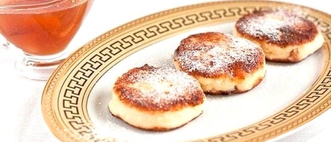 Ванильные сырники из творожной массы