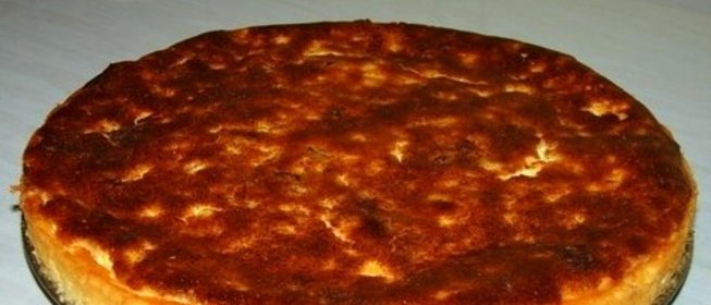 Творожная запеканка на сковороде