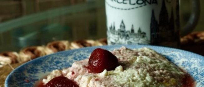 Ягодный омлет