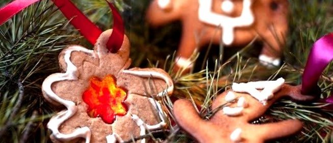 Новогоднее имбирное печенье