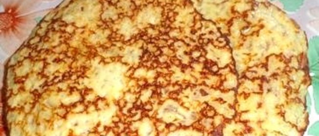 Нежные блинчики с отрубями