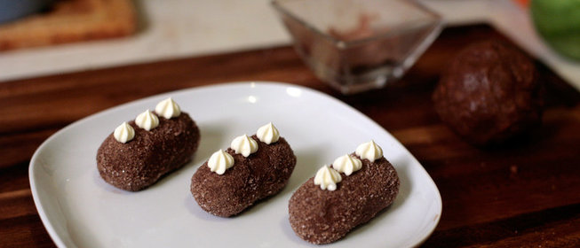 Закуска с креветками и ананасом