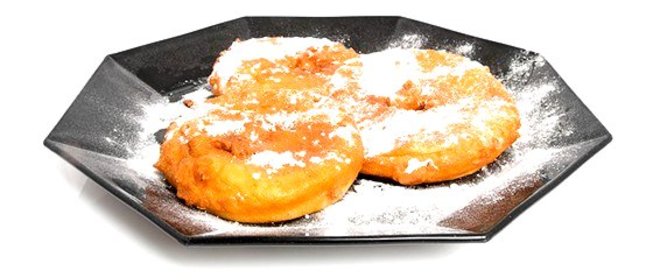 Яблочные оладьи с корицей