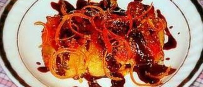 Запеканка из бананов и моццареллы