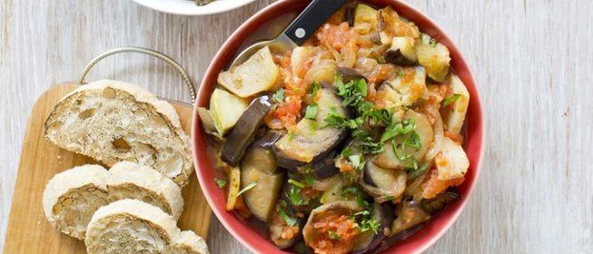 Холодное рагу из сезонных овощей