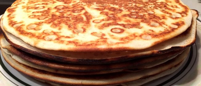 Воздушные тонкие блины на молоке