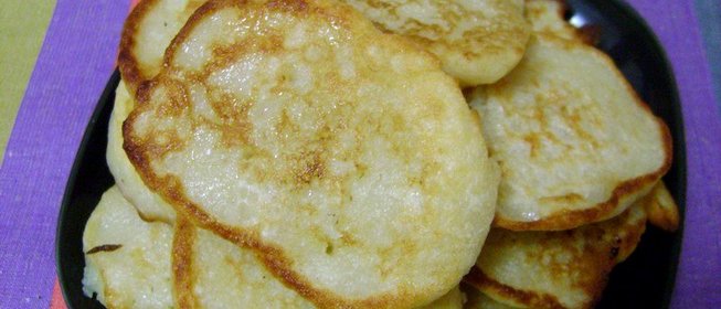 Оладьи с манной крупой