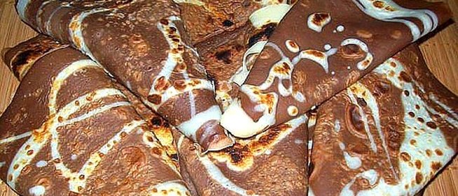 Блинчики Мраморные