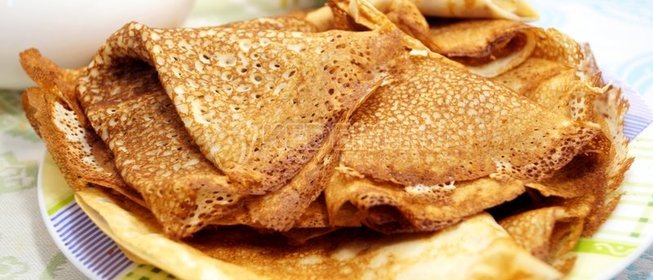 Блины с дырочками