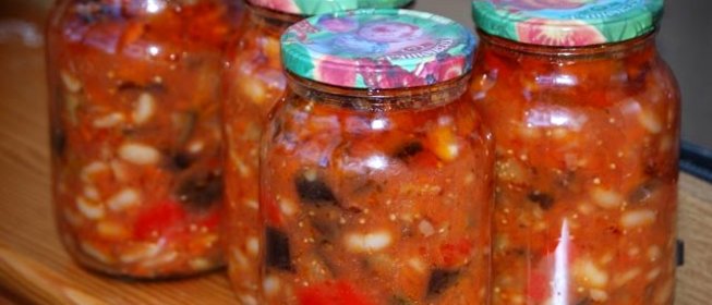 Солянка с баклажанами