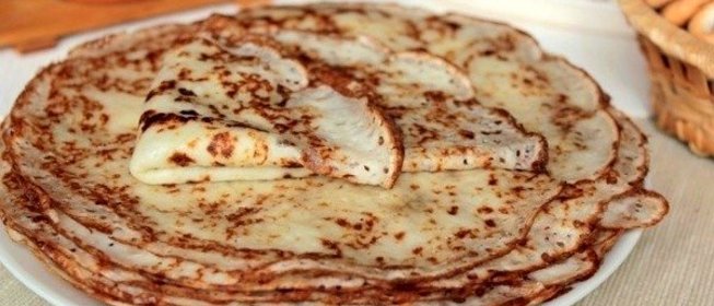 Заварные блины на кефире