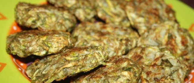 Кабачковые оладьи в духовке (без масла)