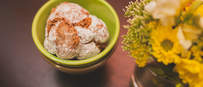 Шоколадное печенье амаретти с орехами