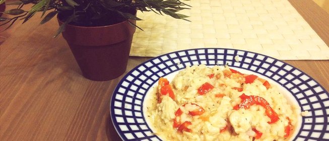 Куриное рагу с овощами и рисом