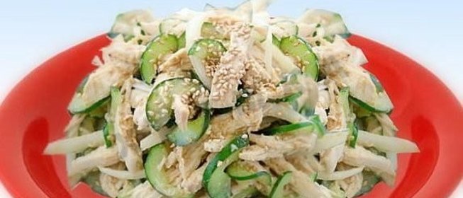 Корейский салат из курицы
