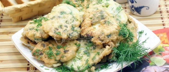 Кабачки в кляре