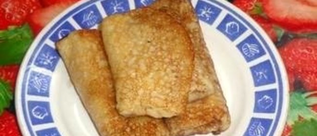 Блины с тыквой