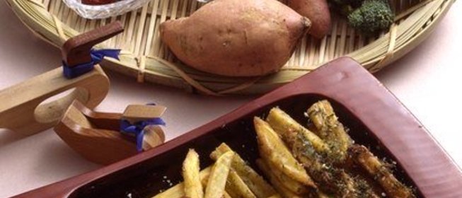 Кисло-сладкий жареный картофель (Tang Cu Tudou Si)