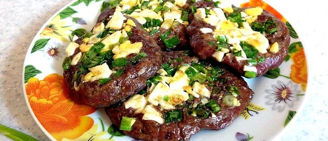 Печёночные оладьи с припёком