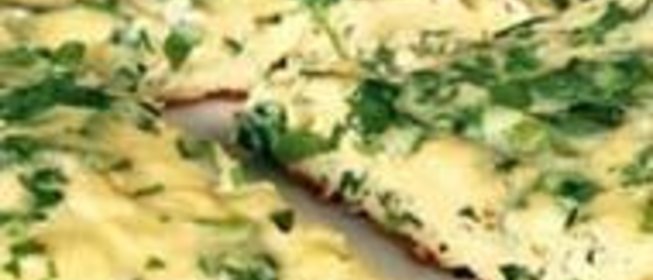 Омлет с сыром и зеленью