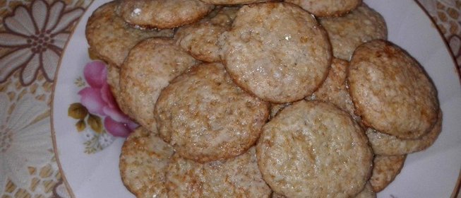 Печенье с бананом и мёдом