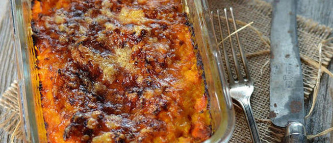 Тыквенная запеканка с сыром