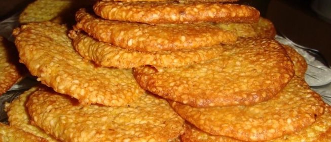 Кунжутное печенье