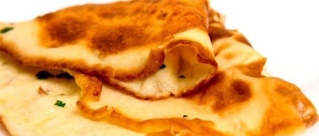 Омлет со сметаной