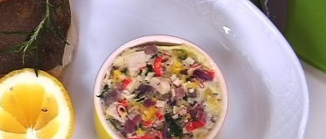 Крабовая запеканка