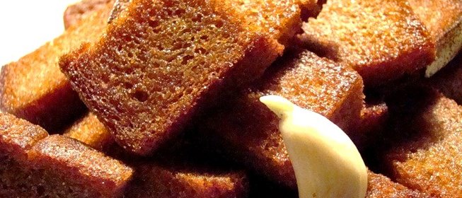 Сухарики с чесноком