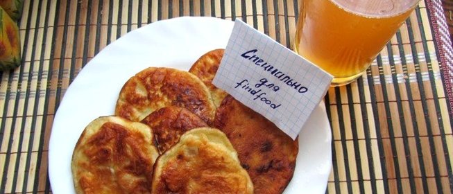 Оладьи с курагой