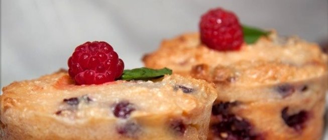 Творожная запеканка с вишней