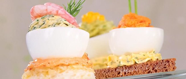 Фаршированные яйца