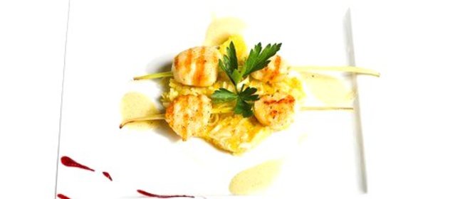 Осетрина в мандариновом соке