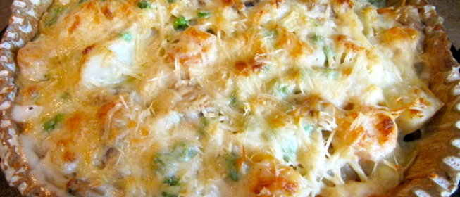 Запеканка из овощей с рыбой