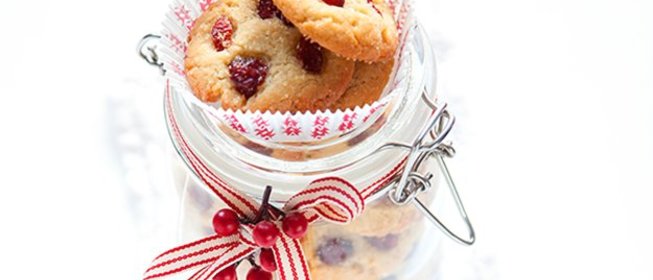 Печенье с клюквой