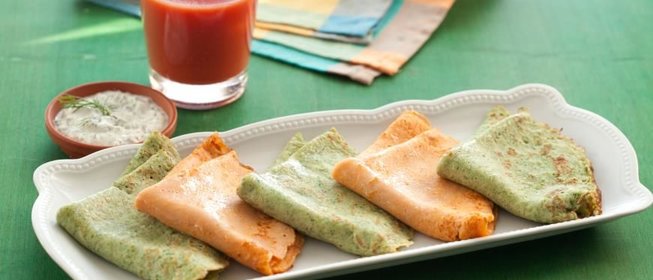 Разноцветные блины