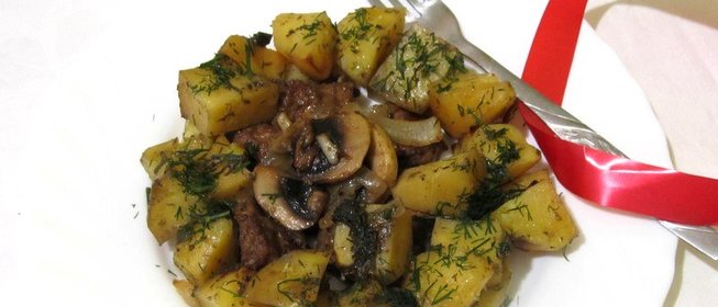 Картофель в банке