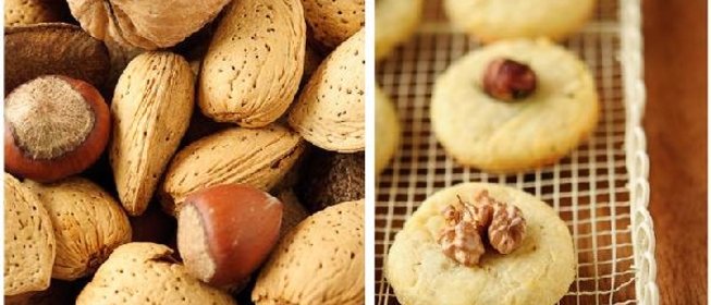 Несладкое сырное печенье с розмарином и орехами