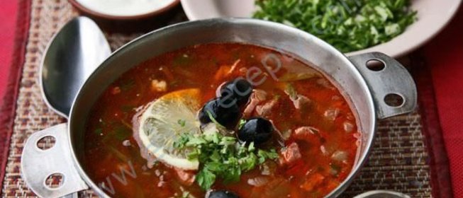 Солянка мясная по-старорусски